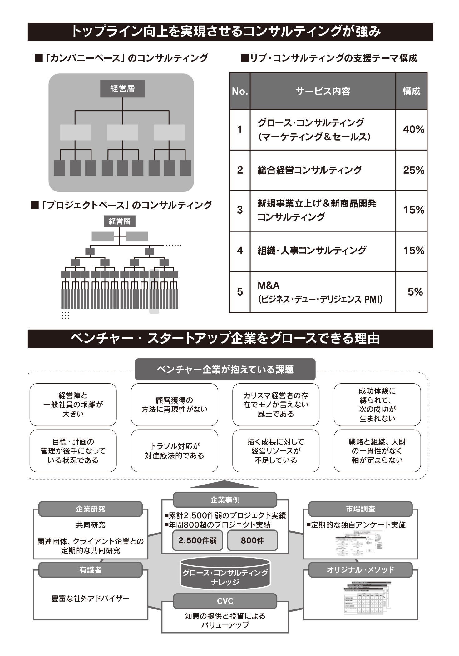 リブコンサルティングはトップライン向上を実現させるコンサルティングが強み/リブ・コンサルティングがベンチャー・スタートアップ企業をグロースできる理由