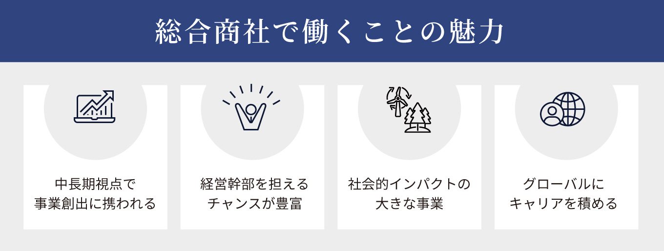 総合商社で働くことの魅力