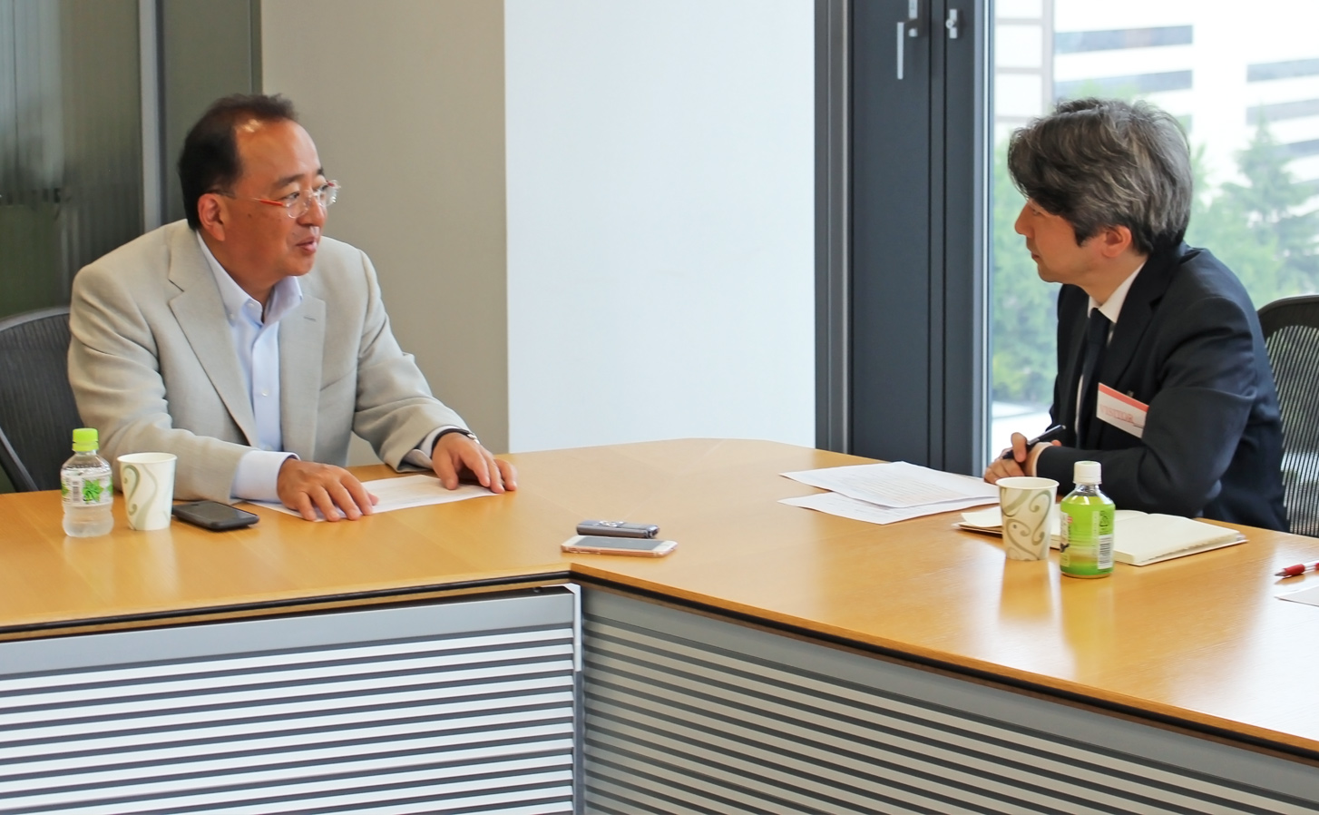 シグマクシス富村氏・CEG岡部 シグマクシス富村氏・CEG岡部