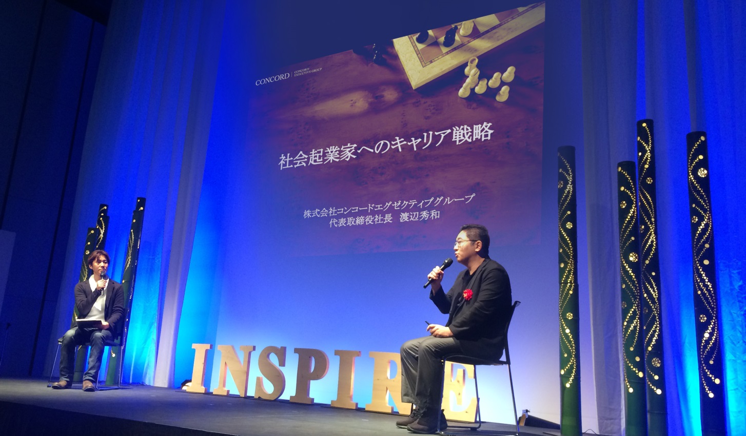 INSPIRE2017に登壇するコンコード渡辺