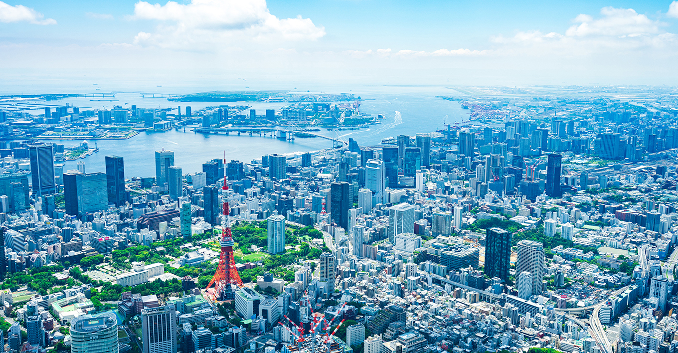 （イメージ）首都・東京の青空